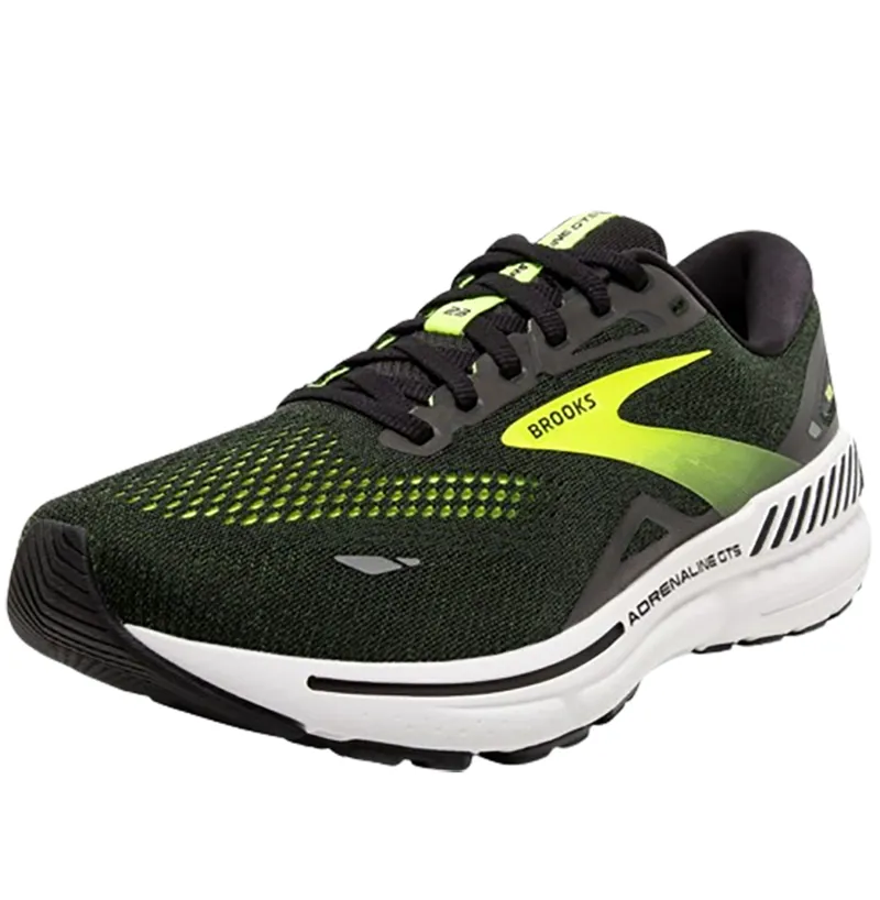Brooks Men's Adrenaline GTS 23 Running Shoes Black/Nightlife/Ebony-3
